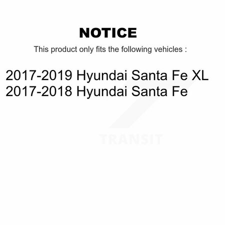 Cmx Front Ceramic Disc Brake Pads For Hyundai Santa Fe XL CMX-D1917